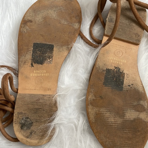 Asos lace up tan suede sandals - Picture 7 of 7